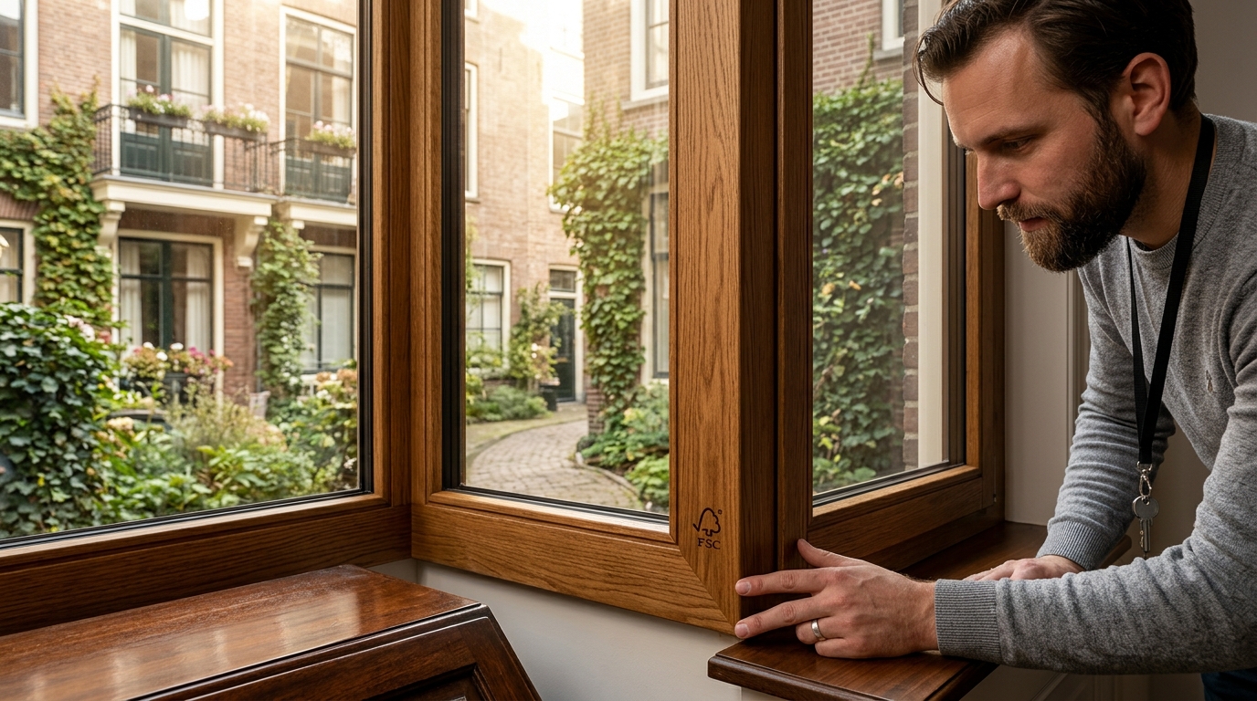 Houten kozijnen